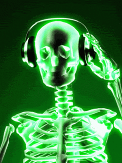 Skeleton Dj Screw GIF