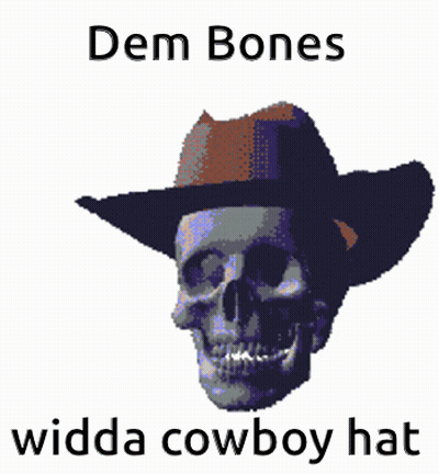 Skeleton Giving Middle Finger GIF