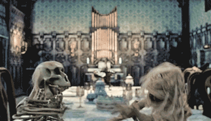 Skeleton Haunted Mansion Party Meme GIF