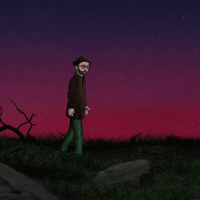Skeleton In Fairy Costume GIF