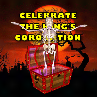 Skeleton In Trunk Celebrate The King's Corrosion GIF