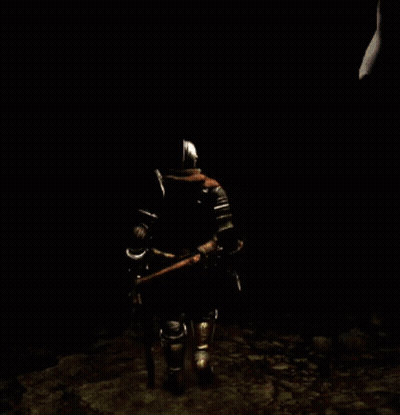 Skeleton In Video Game Saying Soft GIF