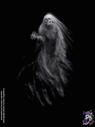 Skeleton In White Dress 2012 GIF