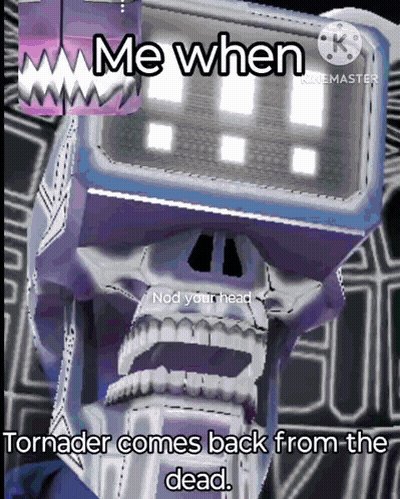Skeleton Me When Tornader Comes Back From The Dead GIF