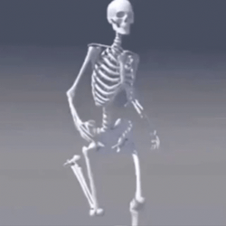 Skeleton Meme GIF