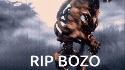 Skeleton RIP Bozo GIF