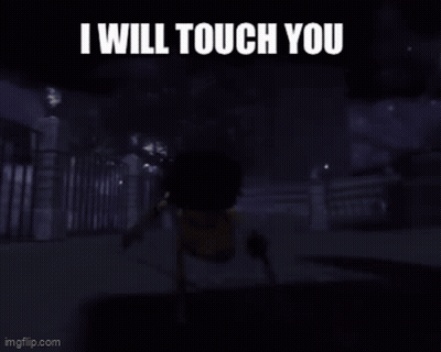 Skeleton Saying I Will Touch You Dark Scene GIF