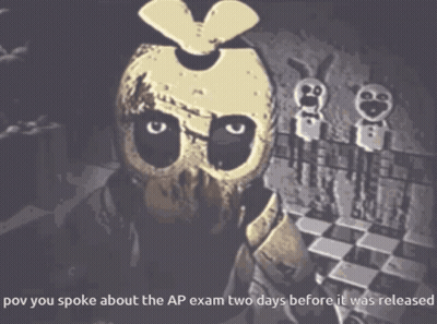 Skeleton Saying Pov You Spoke About Ap Exam GIF