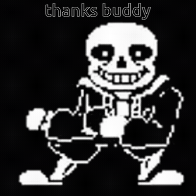 Skeleton Saying Thanks Buddy GIF