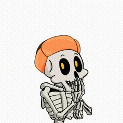 Skeleton Saying That's A Little Humerus GIF