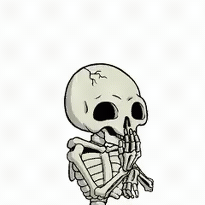 Skeleton Saying That's A Little Humerus GIF