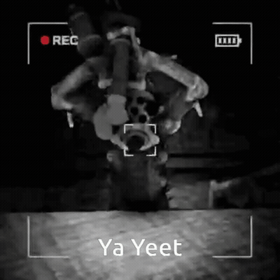 Skeleton Saying Ya Yeet GIF