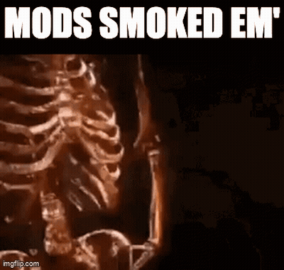 Skeleton Smoking Cigarette Mods Smoked Em