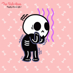 Skeleton Sticker Fear Reaction GIF