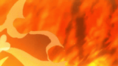Skeleton Surrounded By Flames In Dark Room GIF
