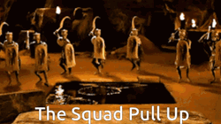Skeleton The Squad Pull Up GIF