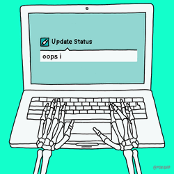 Skeleton Typing Update On Laptop