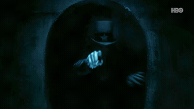 Skeleton Wearing Top Hat With Glowing Eyes GIF