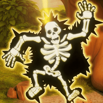 Skeleton With Crown GIF