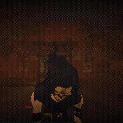 Skeleton With Glowing Yellow Eyes GIF