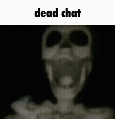 Skeleton With Open Mouth Dead Chat