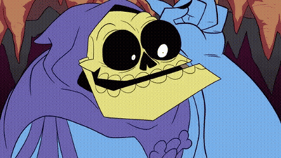 Skeletor In Purple Hood GIF