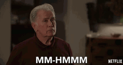 Skeptical Martin Sheen Pondering GIF