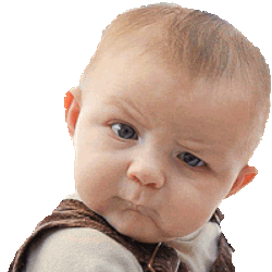 Skeptical Suspicious Sticker GIF