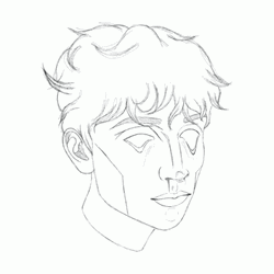 Sketch Of A Crying Man GIF