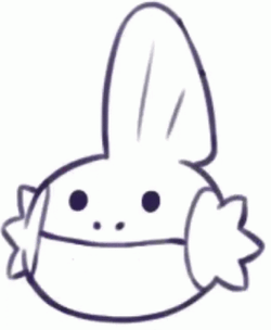 Sketch Pokémon Mudkip GIF