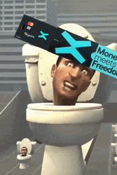 Skibidi Normal Toilet Meme GIF