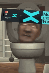 Skibidi Toilet Meme Character GIF
