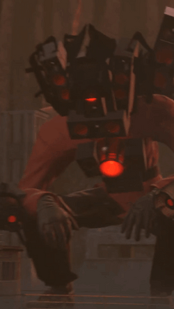 Skibidi Toilet Titan Speaker Man GIF