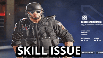 Skill Issue Text In Video Game GIF