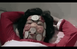 Skin Care Funny Eating Cucumber GIF