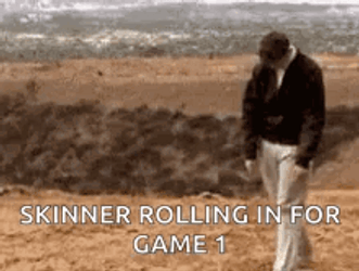 Skinner Rolling In For Game Walk Of Shame GIF