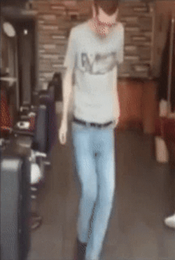 Skinny Guy Spinning GIF