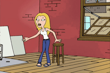 Skinny Jillian Russell Wicox Blew Through Window GIF