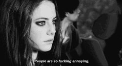 Skins Annoyed Effy Stonem People Are Annoying  GIF