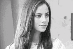 Skins Effy Stonem Nodding Slowly Black And White GIF