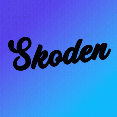 Skoden Vote Early Logo Blue Background GIF