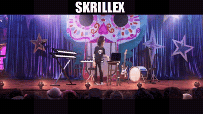 Skrillex Playing Keyboard On Stage GIF