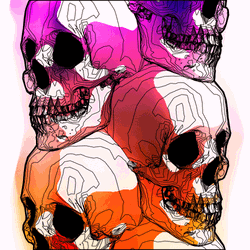 Skull Crushers Colorful GIF