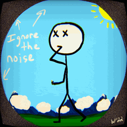 Skull Crushers Ignore The Noise GIF