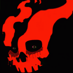 Skull Face Eye Meme GIF
