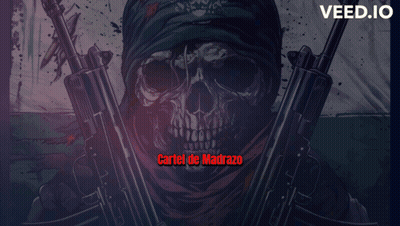 Skull Holding Guns Cartel De Madrazo GIF