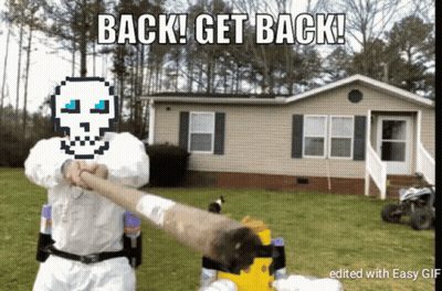 Skull Mask Man Fist Bumping Another GIF