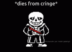 Skull Meme Dies From Cringe GIF