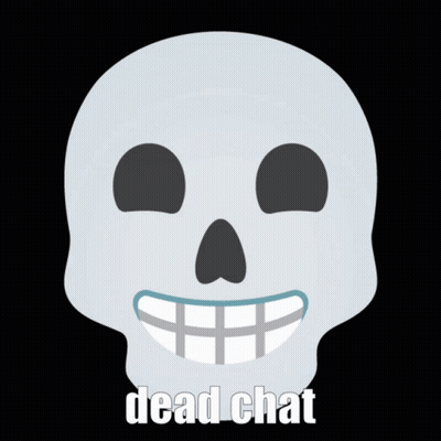 Skull With Dead Chat Underneath