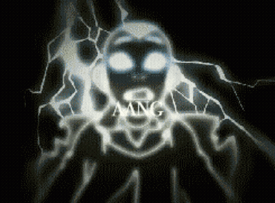 Skull With Lightning And Word Ang GIF